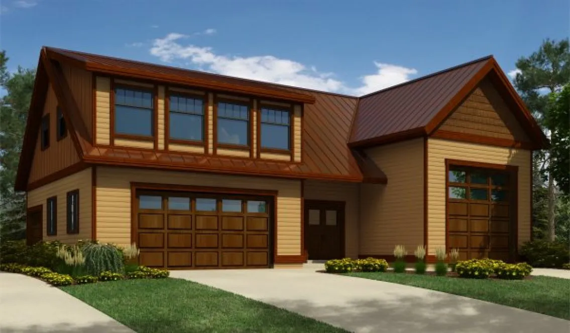 Full Rendering for House Plan #261381