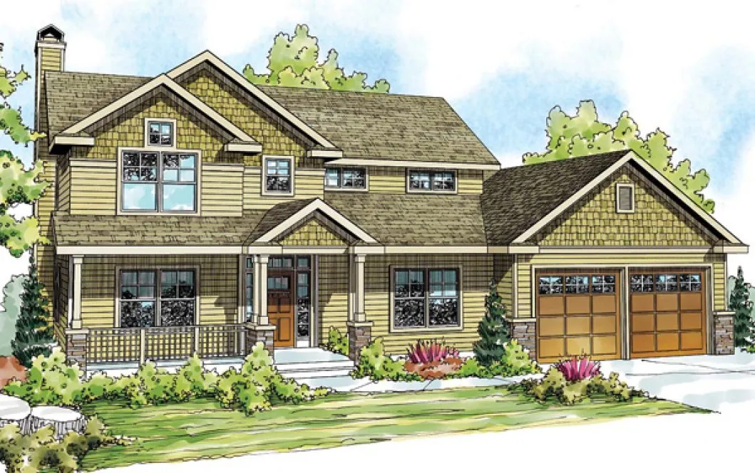 Full Rendering for House Plan #341773