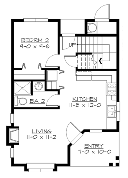 Main Floor Plan for House Plan #333111
