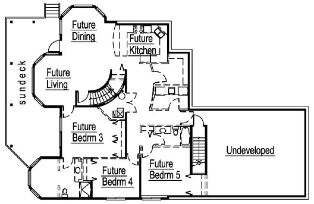 Basement Plan for House Plan #573100