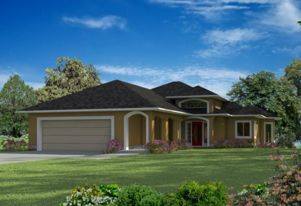 Full Rendering for House Plan #573100