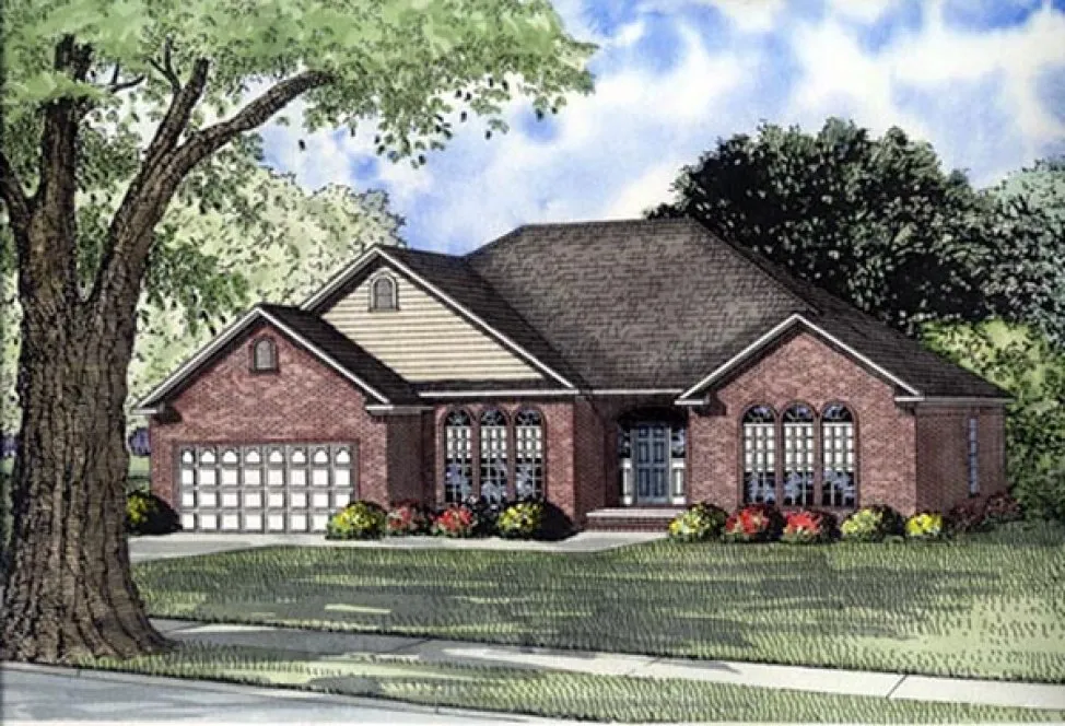 Full Rendering for House Plan #318870