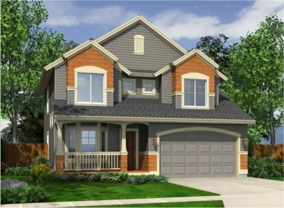 Full Rendering for House Plan #334871