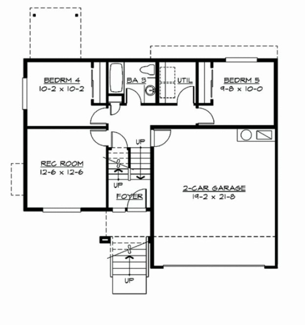 Main Floor Plan for House Plan #335171