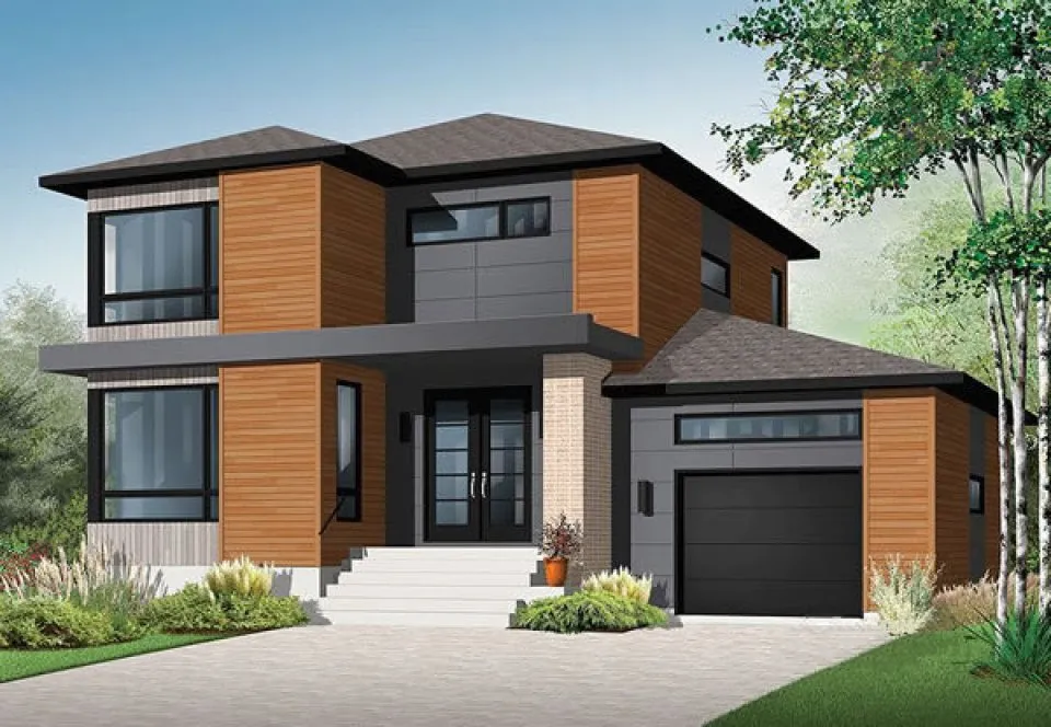 Full Rendering for House Plan #143173
