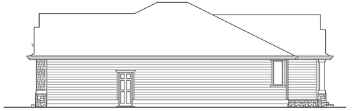 Right Elevation for House Plan #339841