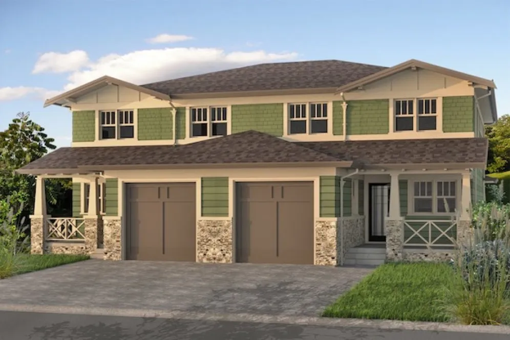 Full Rendering for House Plan #591009