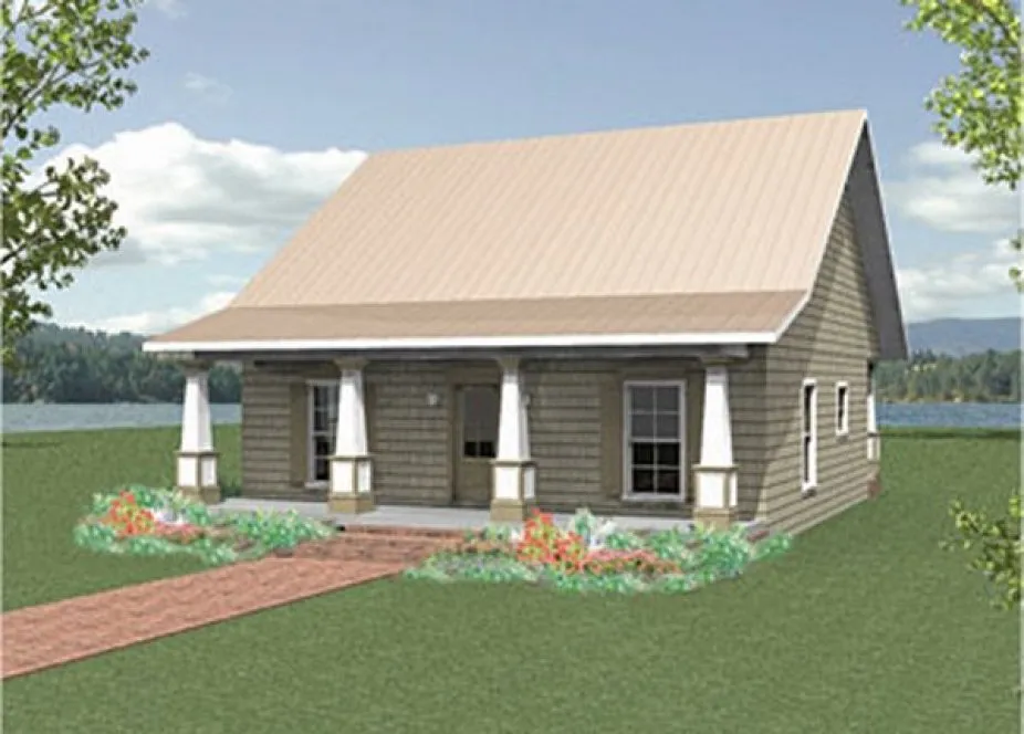 Full Rendering for House Plan #432211