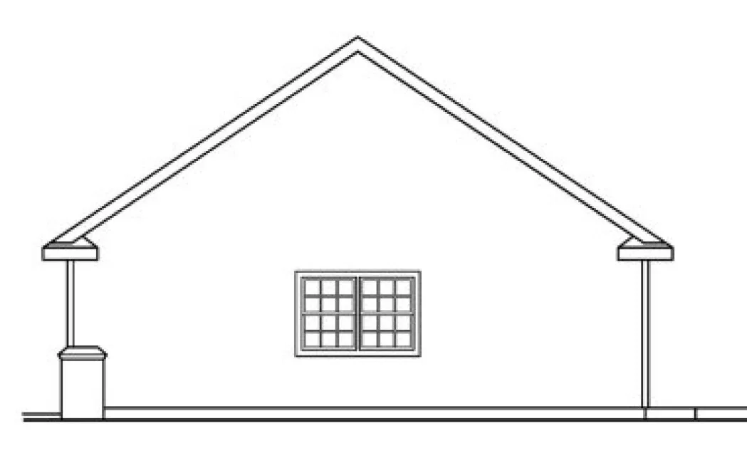 Right Elevation for House Plan #348403