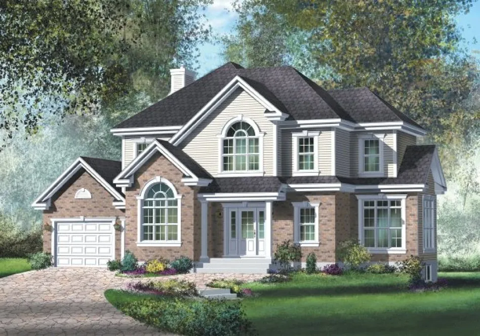 Full Rendering for House Plan #171892