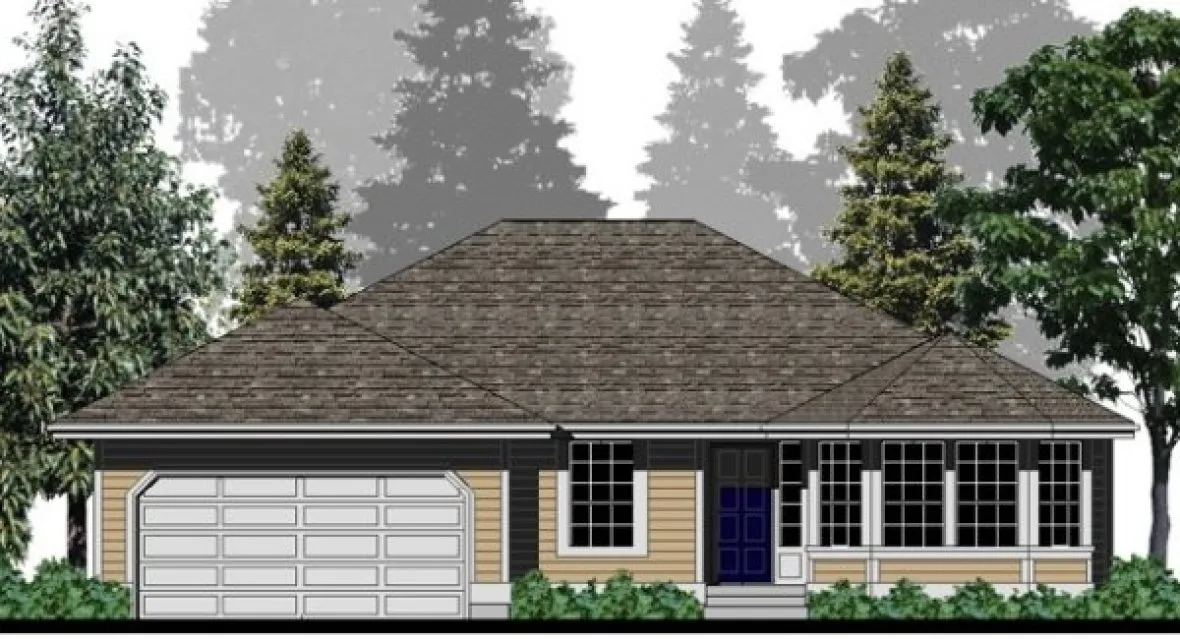 Full Rendering for House Plan #500451