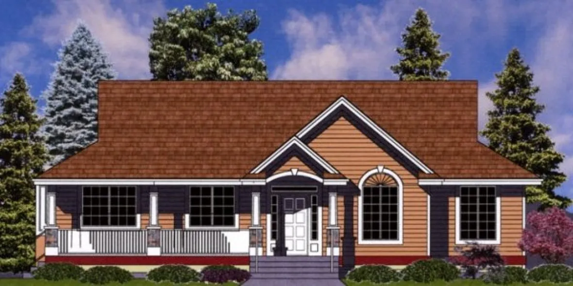 Full Rendering for House Plan #506261