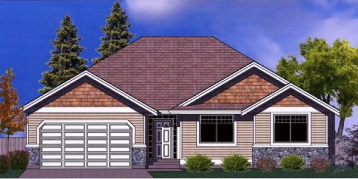 Full Rendering for House Plan #509081