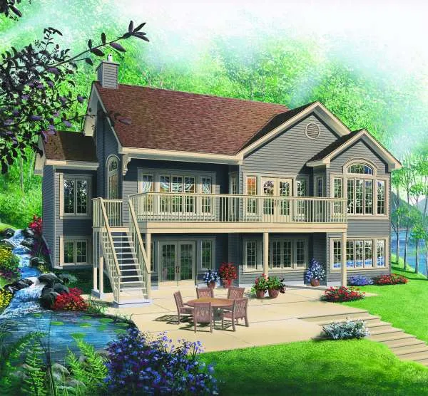 Full Rendering for House Plan #146193