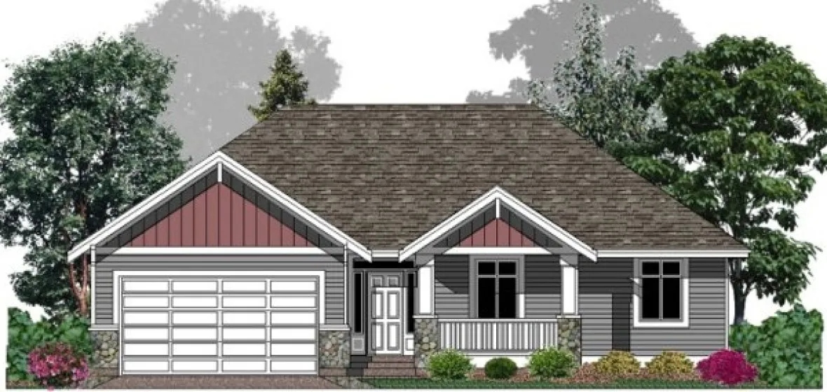 Full Rendering for House Plan #503071