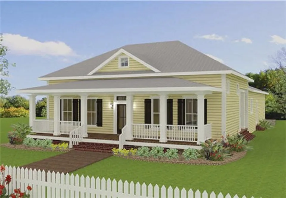 Full Rendering for House Plan #439022