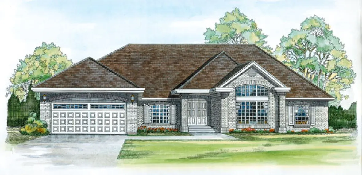 Full Rendering for House Plan #517452