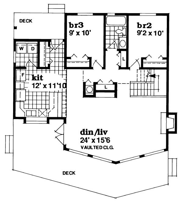 Main Floor Plan for House Plan #517241