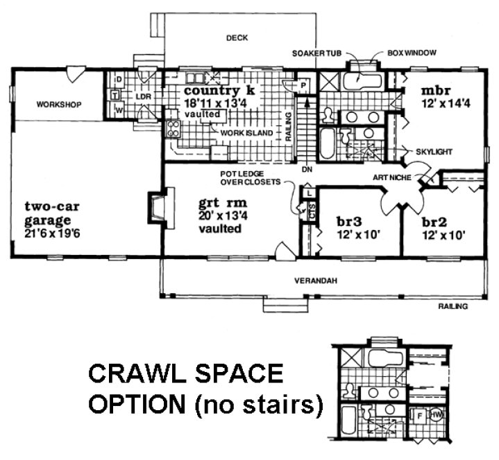 Main Floor Plan for House Plan #518041