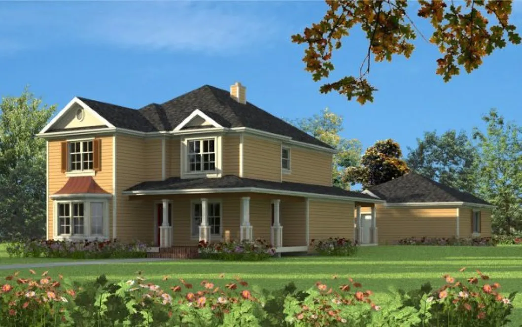 Full Rendering for House Plan #570501