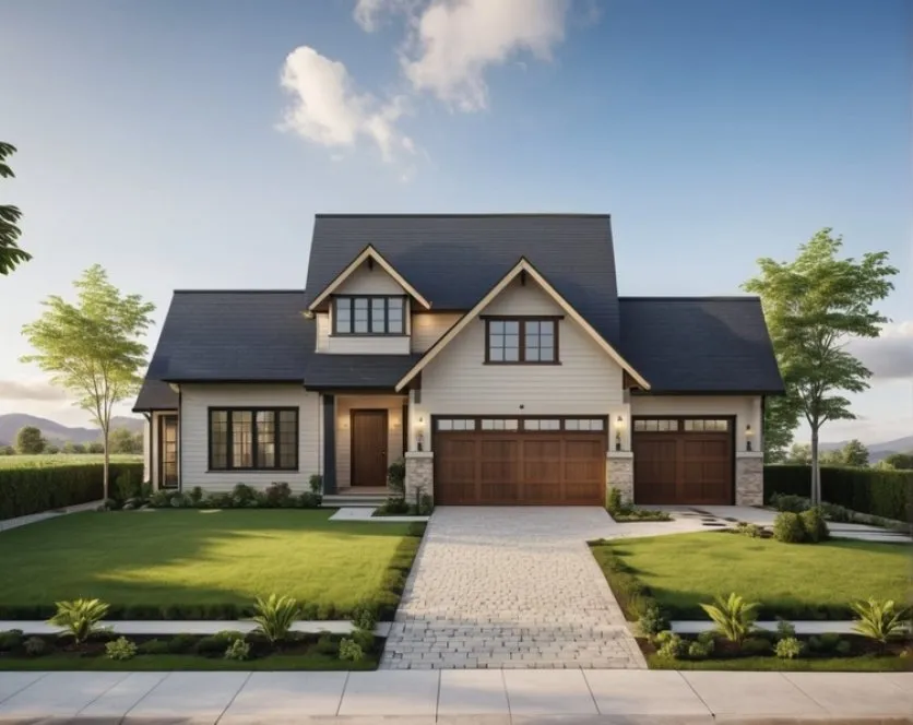 Full Rendering for House Plan #805112