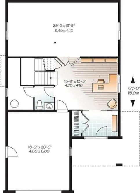 Basement Plan for House Plan #146191
