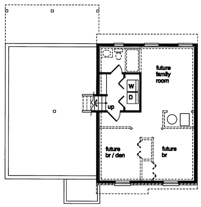 Basement Plan for House Plan #510452