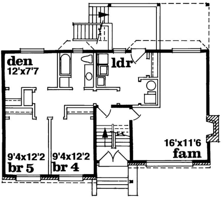 Basement Plan for House Plan #515600