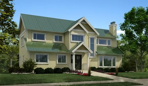 Full Rendering for House Plan #268661