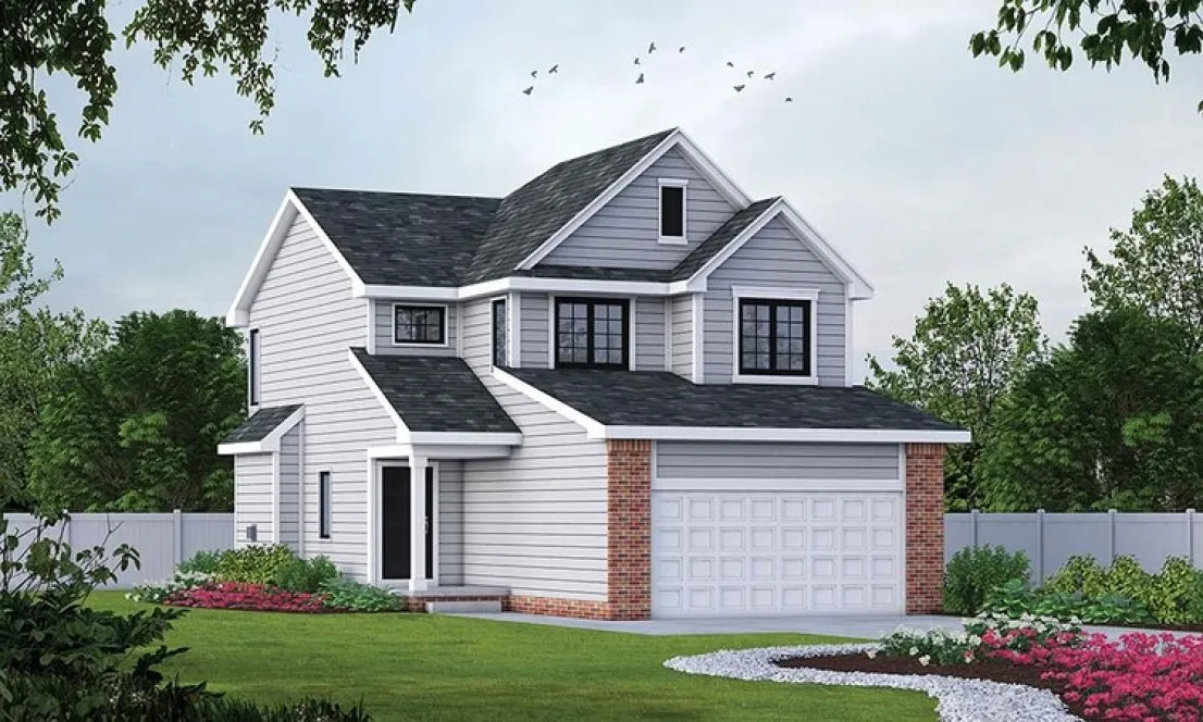 Full Rendering for House Plan #153434