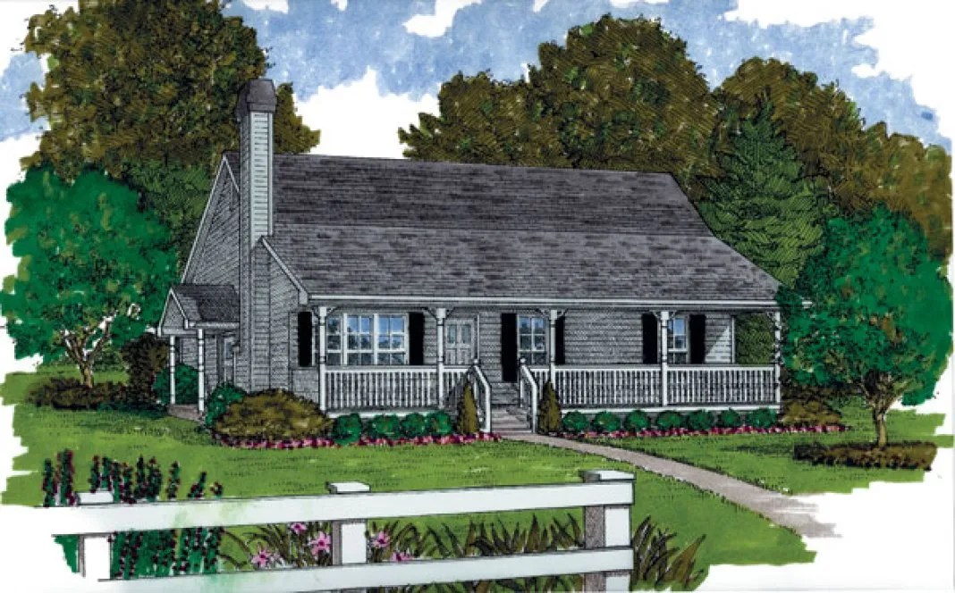 Full Rendering for House Plan #511720