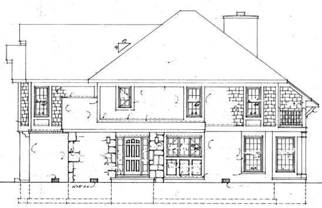 Right Elevation for House Plan #523942