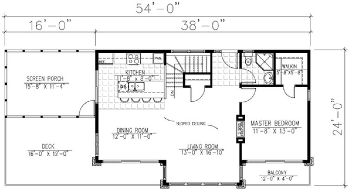 Main Floor Plan for House Plan #420187