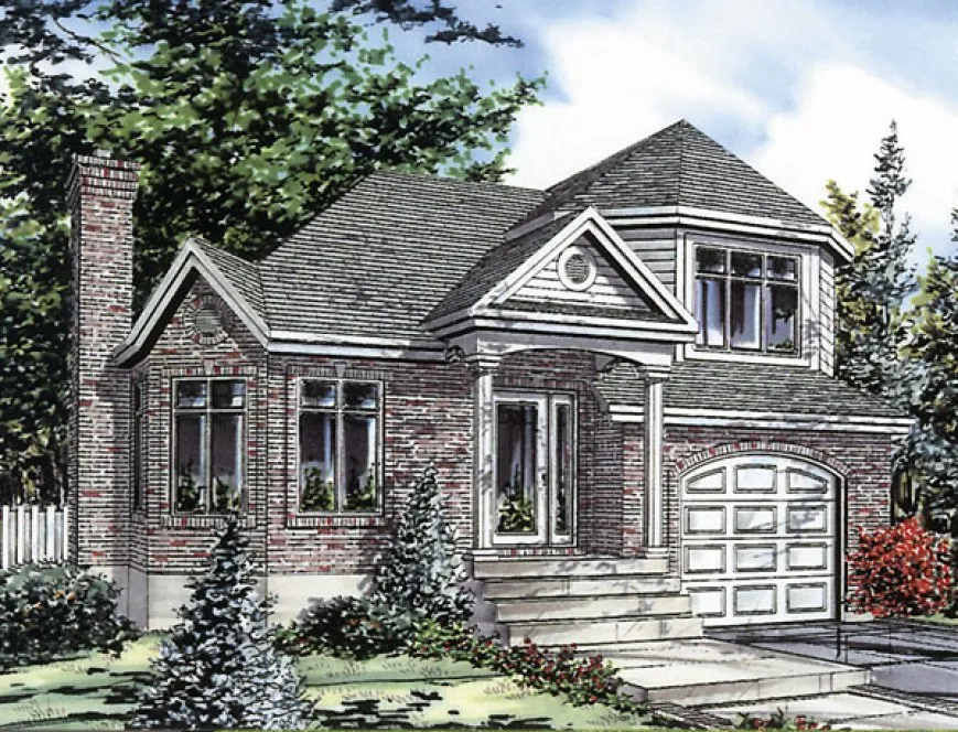 Full Rendering for House Plan #420223