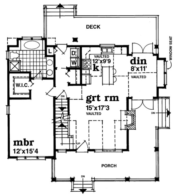 Main Floor Plan for House Plan #510303