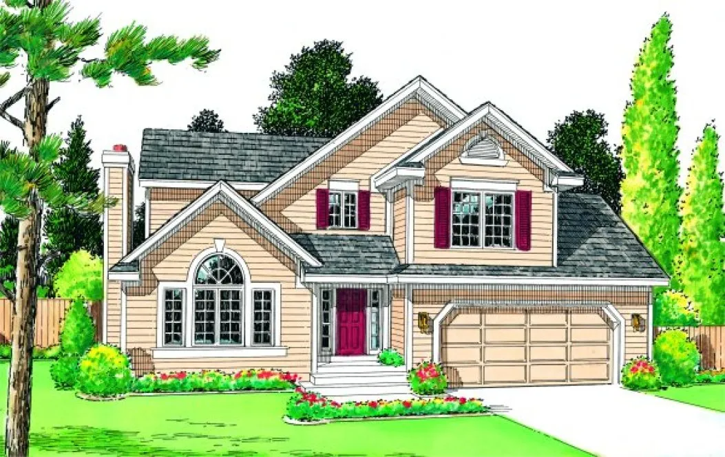 Full Rendering for House Plan #181642