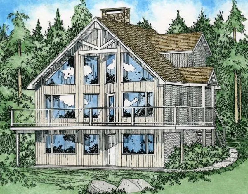 Full Rendering for House Plan #224249