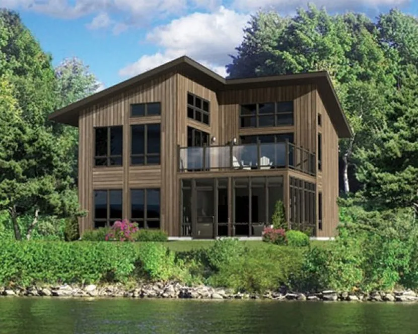 Full Rendering for House Plan #173232