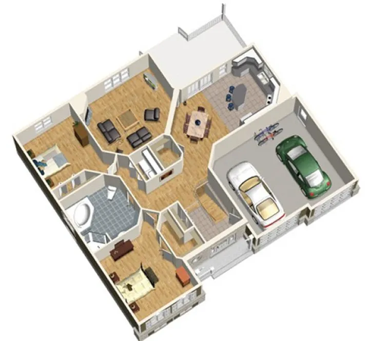 Plan for House Plan #176731