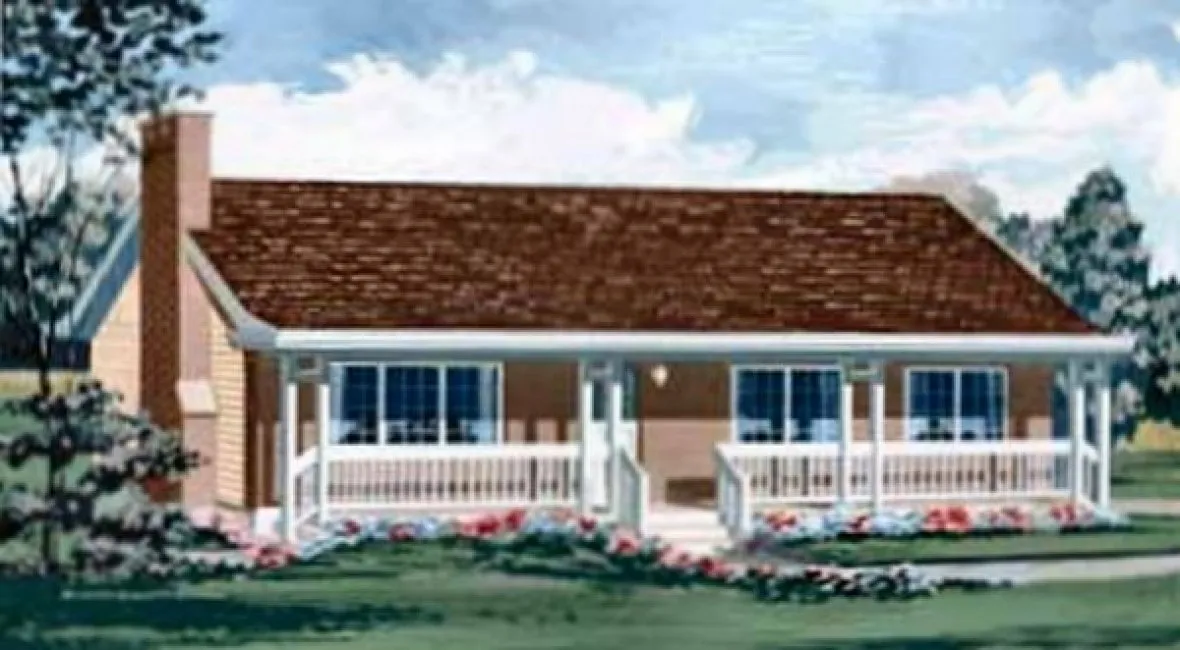 Full Rendering for House Plan #510320