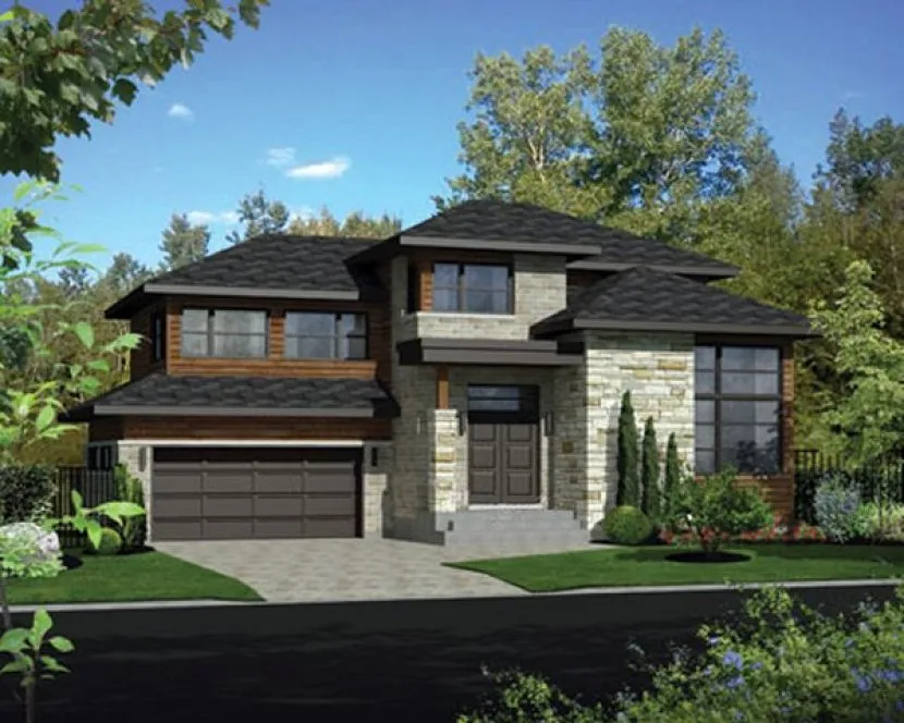 Full Rendering for House Plan #172121