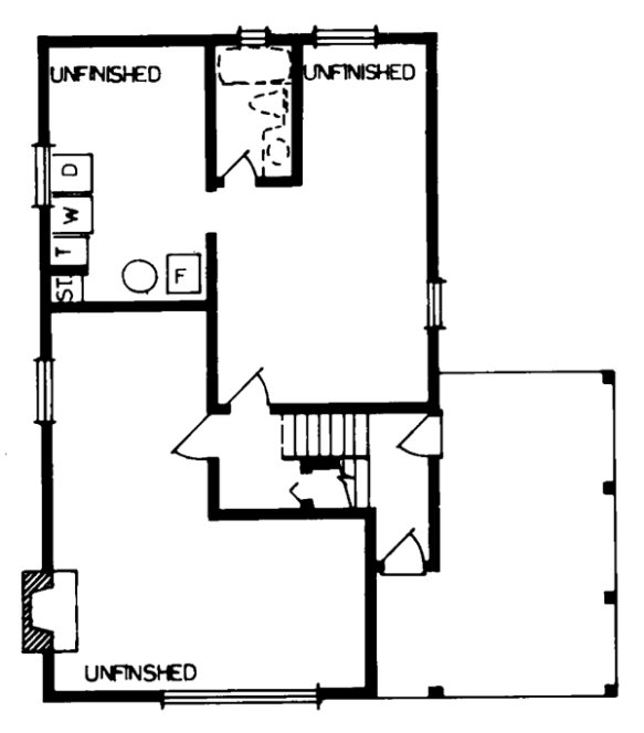 Basement Plan for House Plan #510025