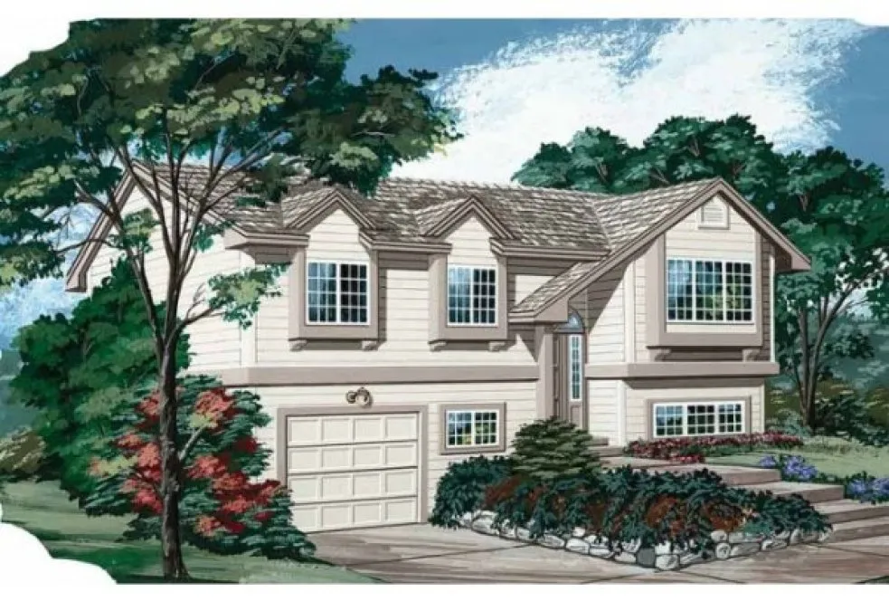 Full Rendering for House Plan #510640