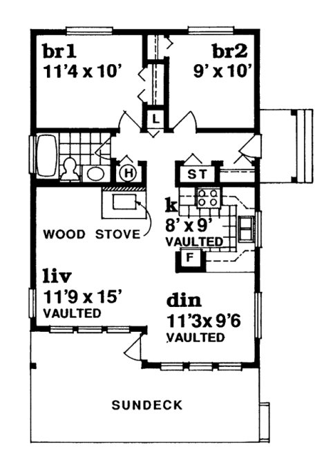 Main Floor Plan for House Plan #510712