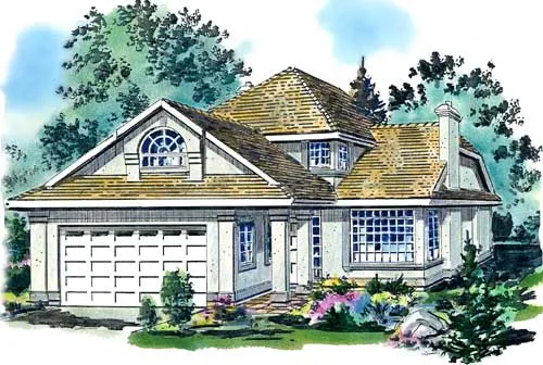 Full Rendering for House Plan #137619