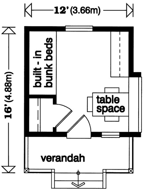 Main Floor Plan for Project Plan #510400