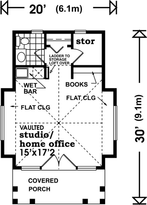 Main Floor Plan for Project Plan #510700