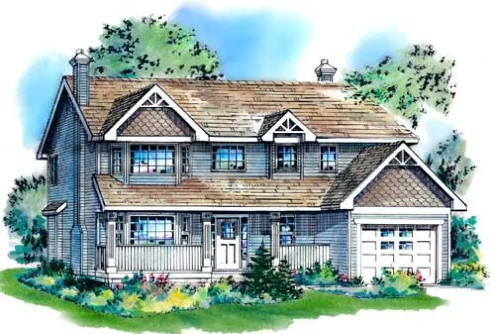 Full Rendering for House Plan #139159