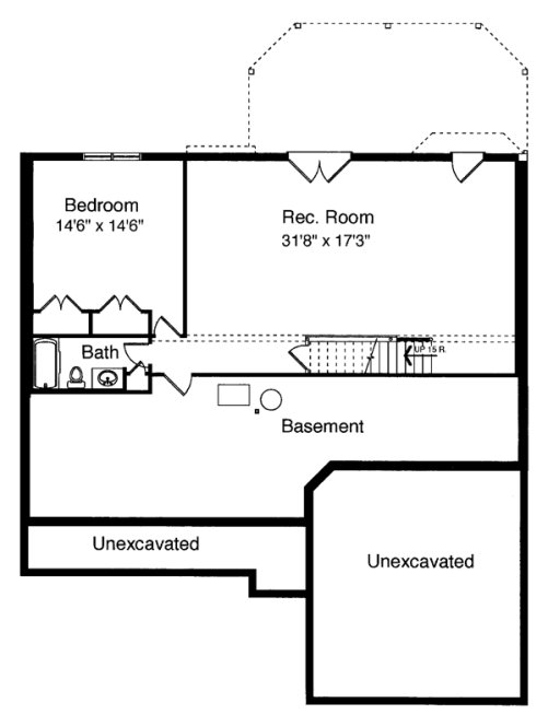 Basement Plan for House Plan #535140