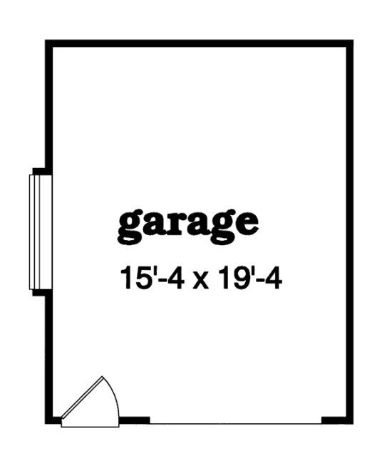 Main Floor Plan for House Plan #510200